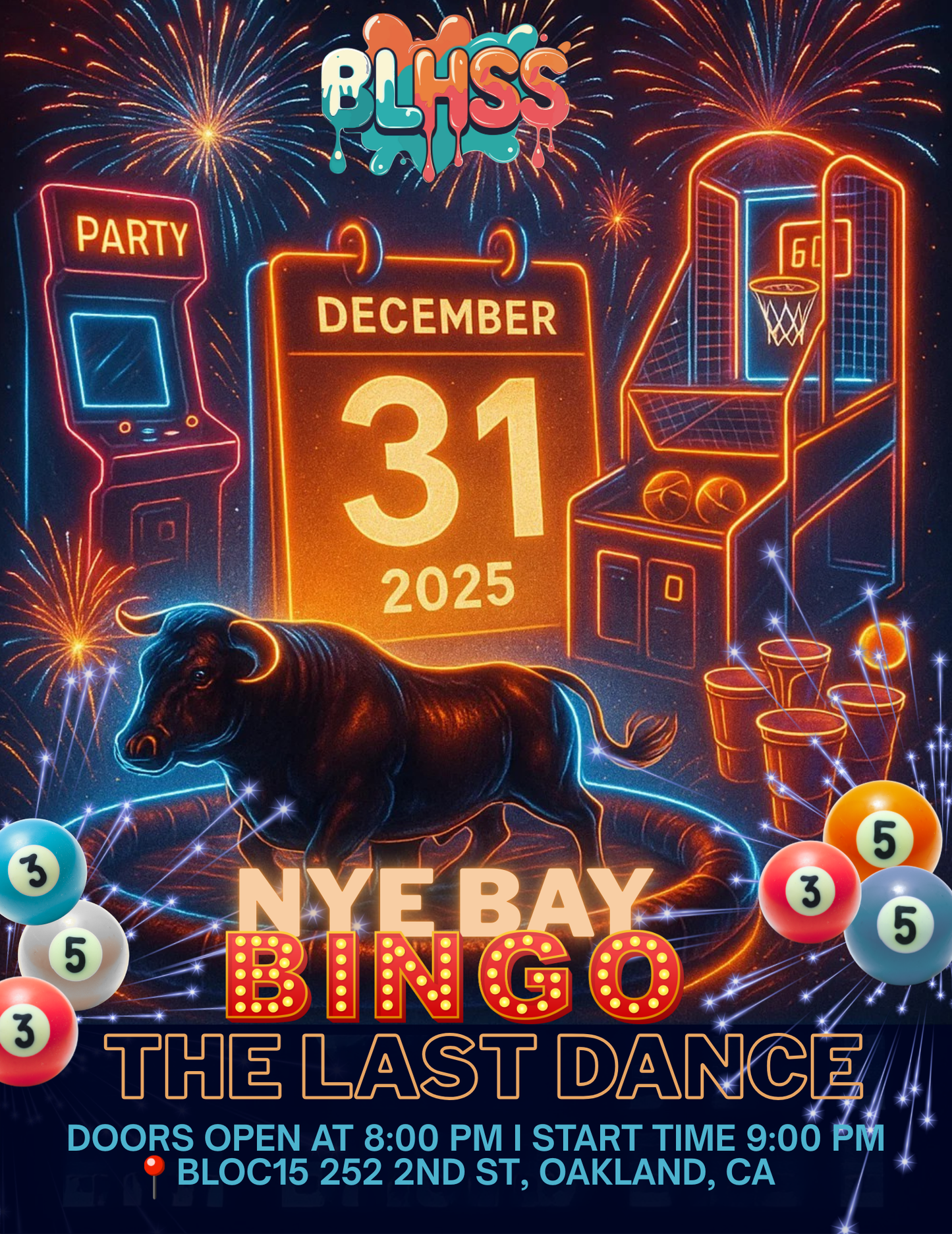 NYE Bay Bingo: The Last Dance