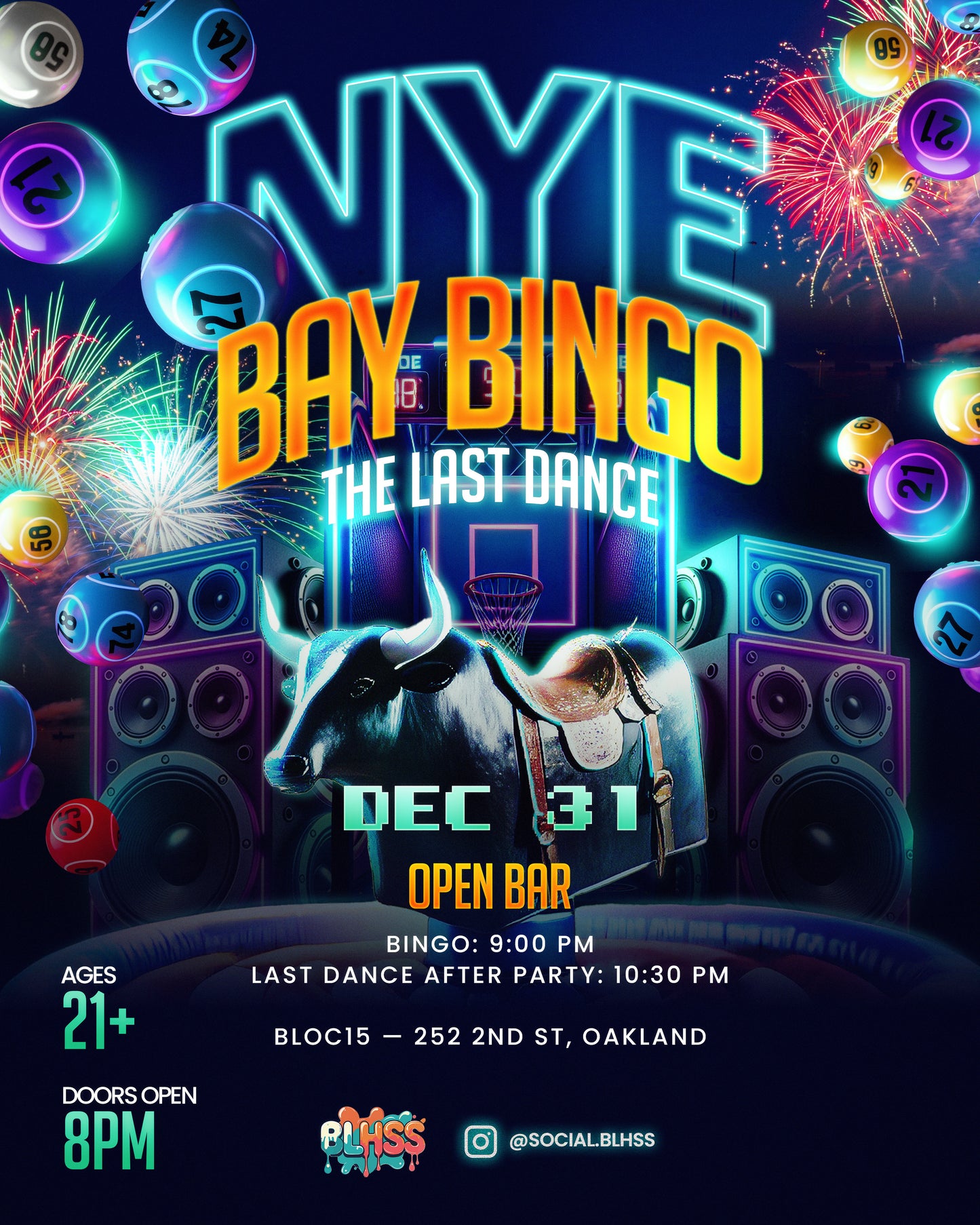 NYE Bay Bingo: The Last Dance